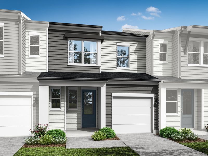 Front exterior of a home in the Fifteen 15 Cannon community, located in Charlotte, NC (Image 6).