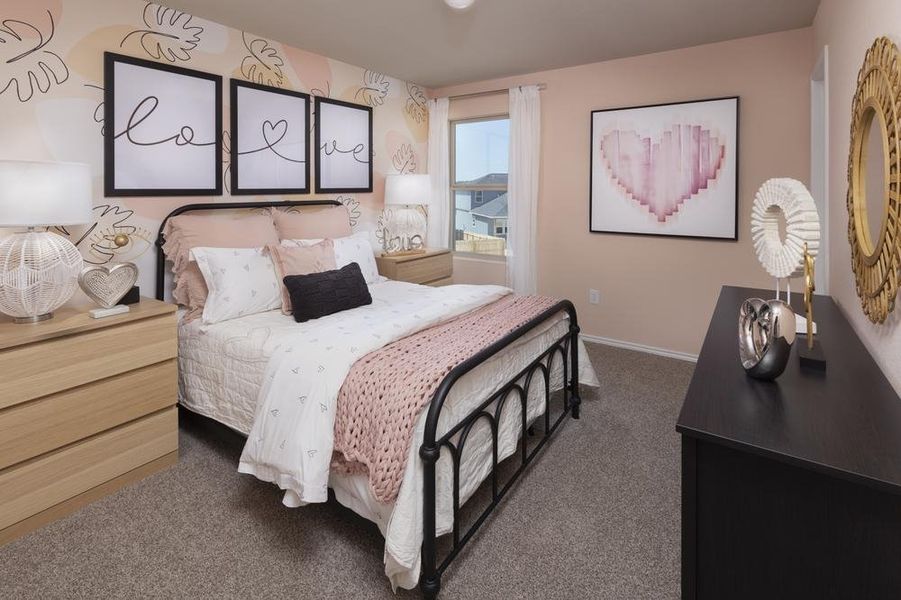 Hunters Ranch Model Home Secondary Bedroom