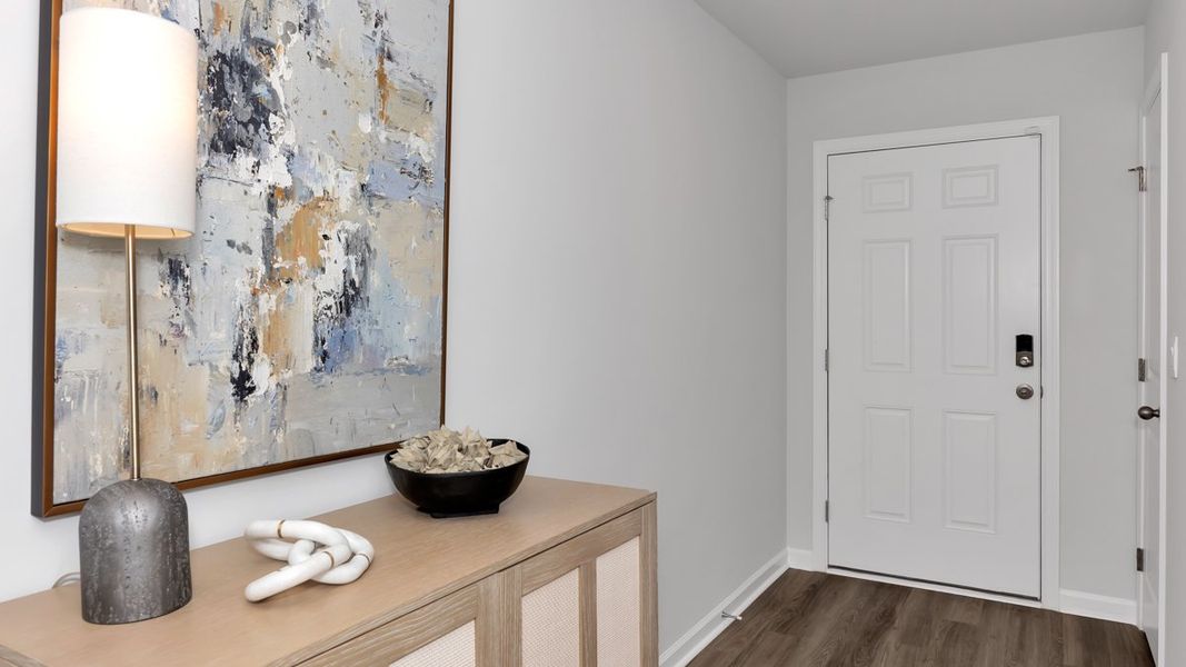 Furnished interior in a model home at Bailey Park in Fayetteville (Image 16).