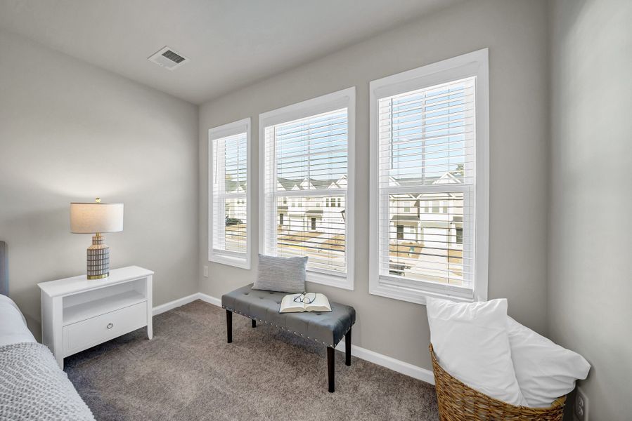 Furnished interior in a model home at Percival Village in Columbia (Image 21).
