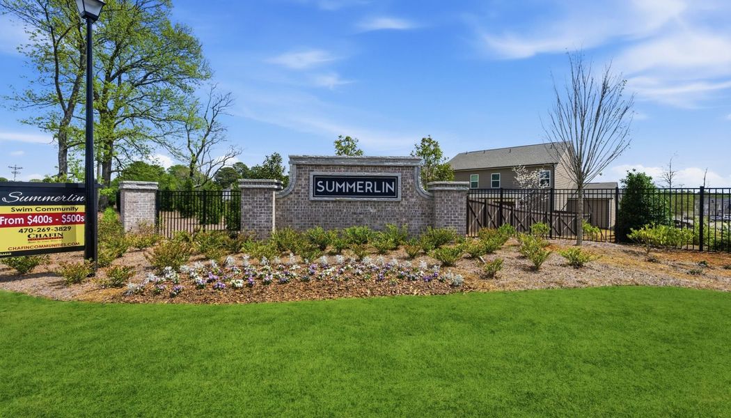 Entrance to the Summerlin community in Winder, GA, featuring signage and landscaping (Image 15).
