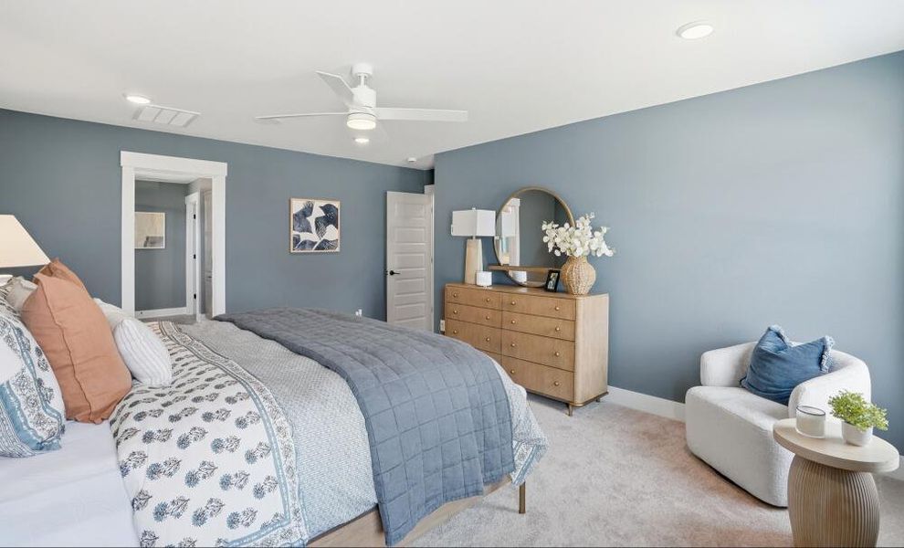 Furnished interior in a model home at Waterford Commons in Rock Hill (Image 53).