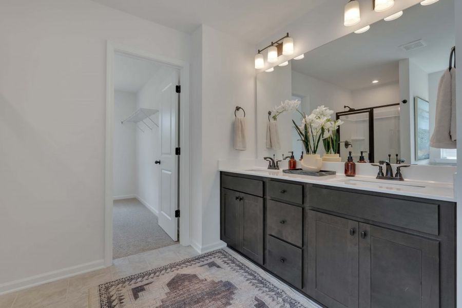 Furnished interior in a model home at Maple Village in Adairsville (Image 19).