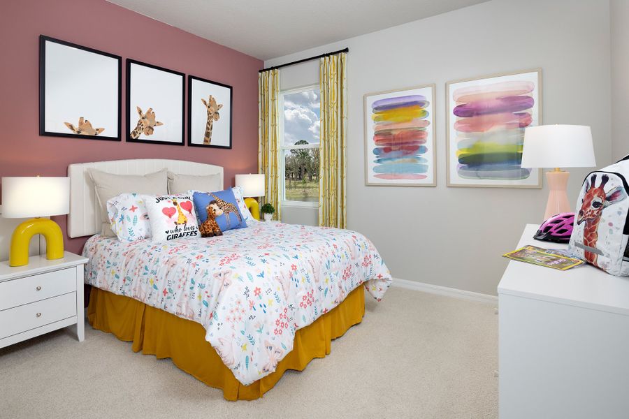 Furnished interior in a model home at Eastlyn in Bradenton (Image 17).