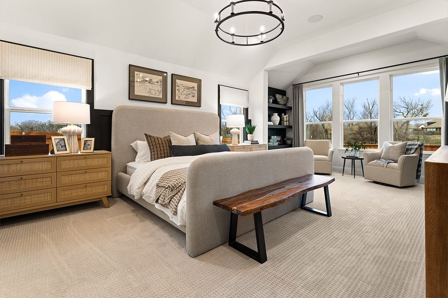 Furnished interior in a model home at Heartland in Heartland (Image 7).