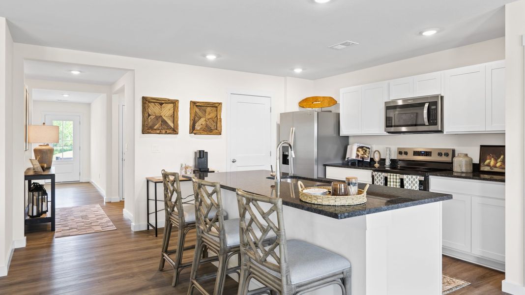 Furnished interior in a model home at Bayview at Harbor Crest in Ooltewah (Image 17).