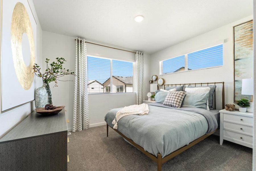 Furnished interior in a model home at Conestoga in Ault (Image 23).