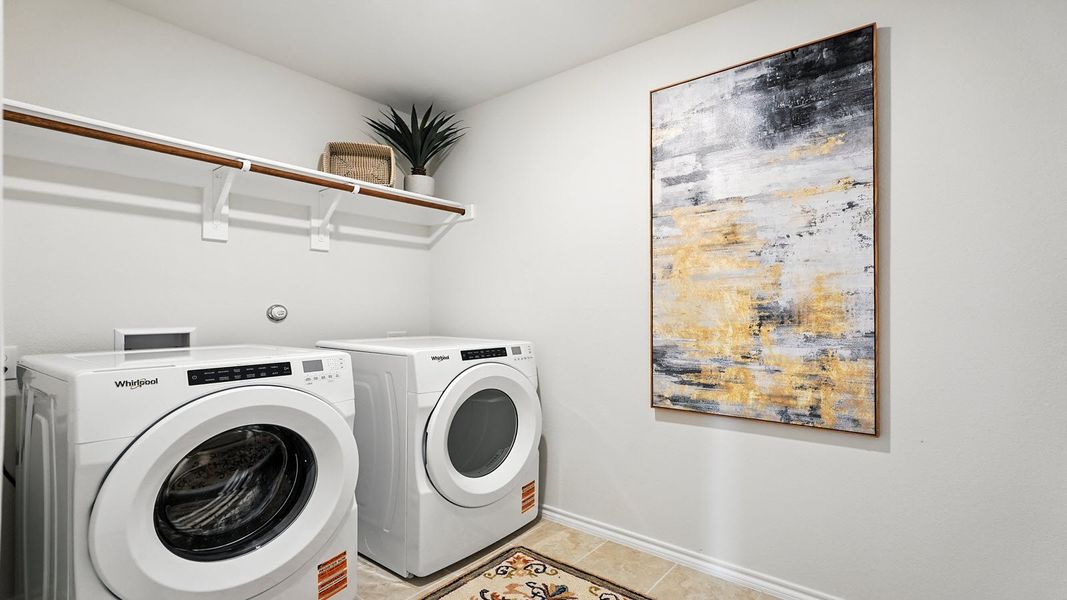 Furnished interior in a model home at The Reserve at Timber Creek in Lindale (Image 11).