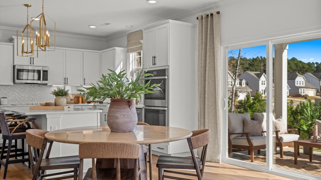 Furnished interior in a model home at Whispering Pines in Franklinton (Image 16).