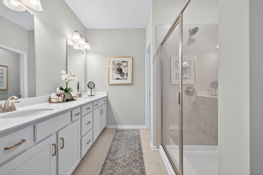 Furnished interior in a model home at Glendale Towns in Conyers (Image 109). Furnished interior in a model home at Glendale Towns in Conyers (Image 109).