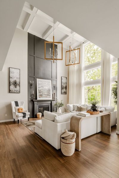 Furnished interior in a model home at The Gables at Handsmill Inland & Waterview in York (Image 8).
