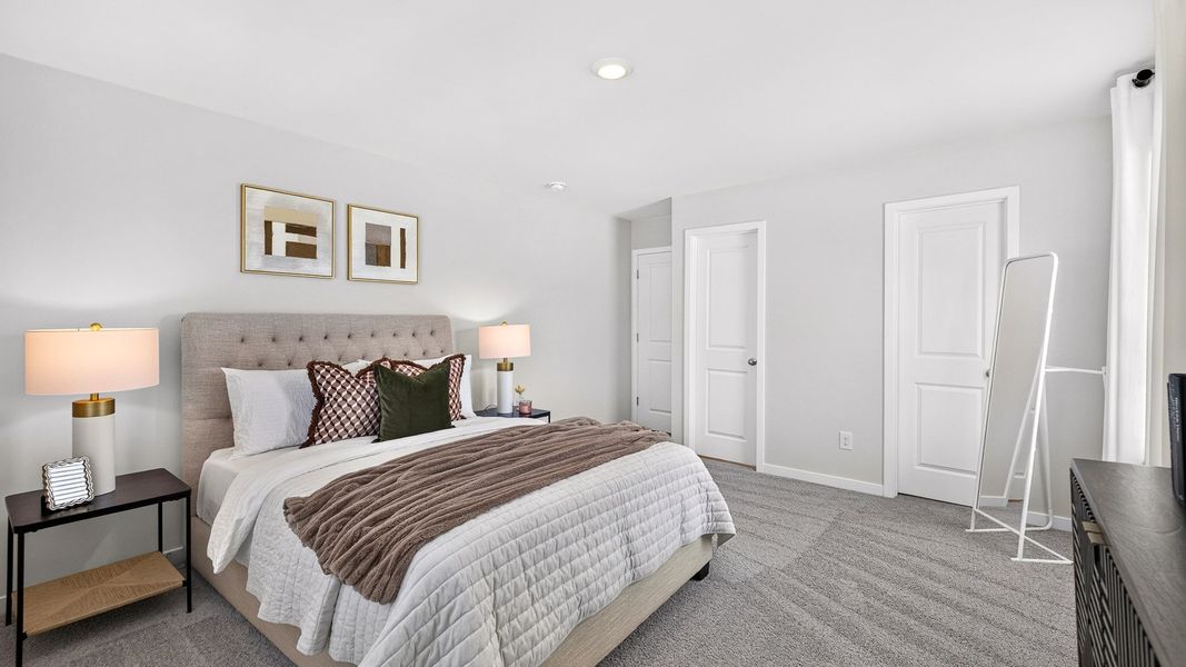 Furnished interior in a model home at Twinleaf Meadows in Monroe (Image 30).