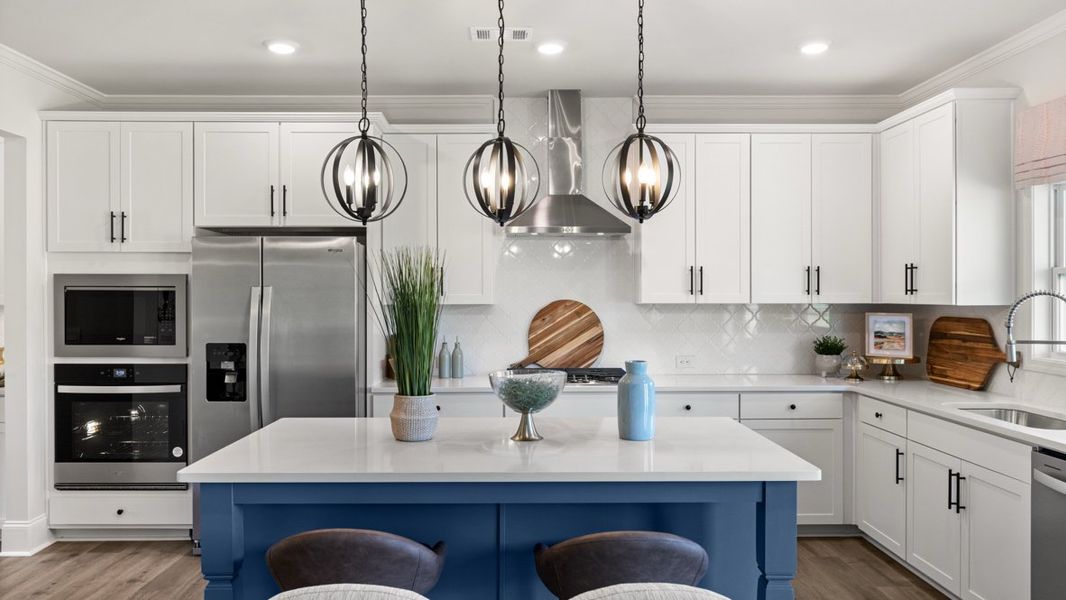 Furnished interior in a model home at Hamptons at Riverwood East in Dallas (Image 12).