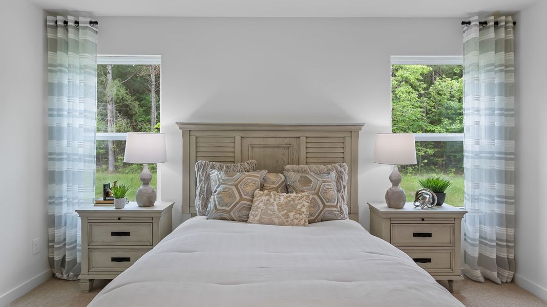 Furnished interior in a model home at Byrd Farms in Dayton (Image 14).