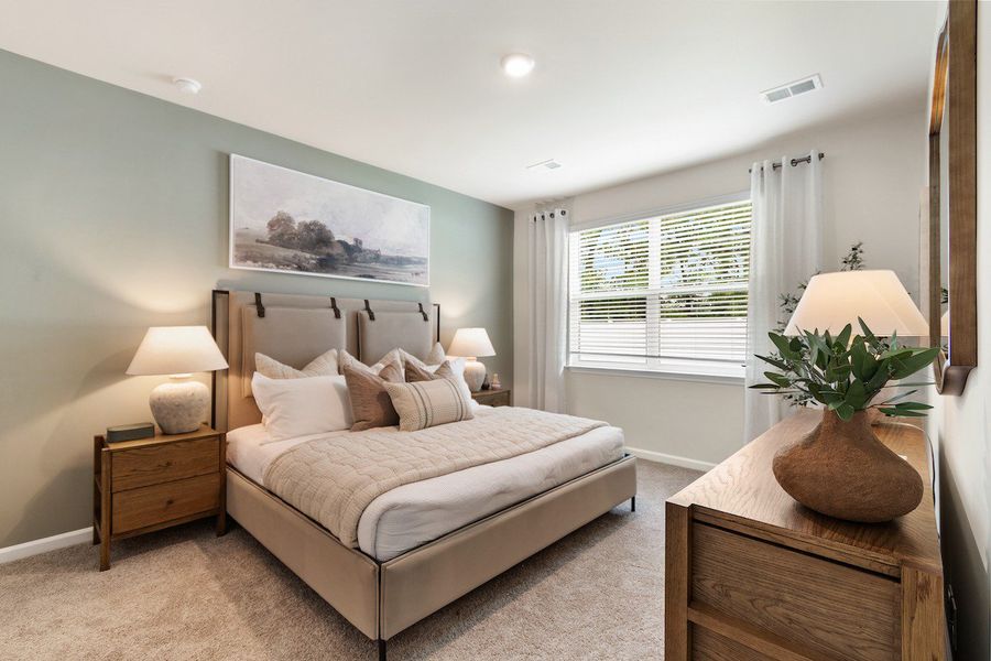 Furnished interior in a model home at Summerville in Darlington (Image 32).