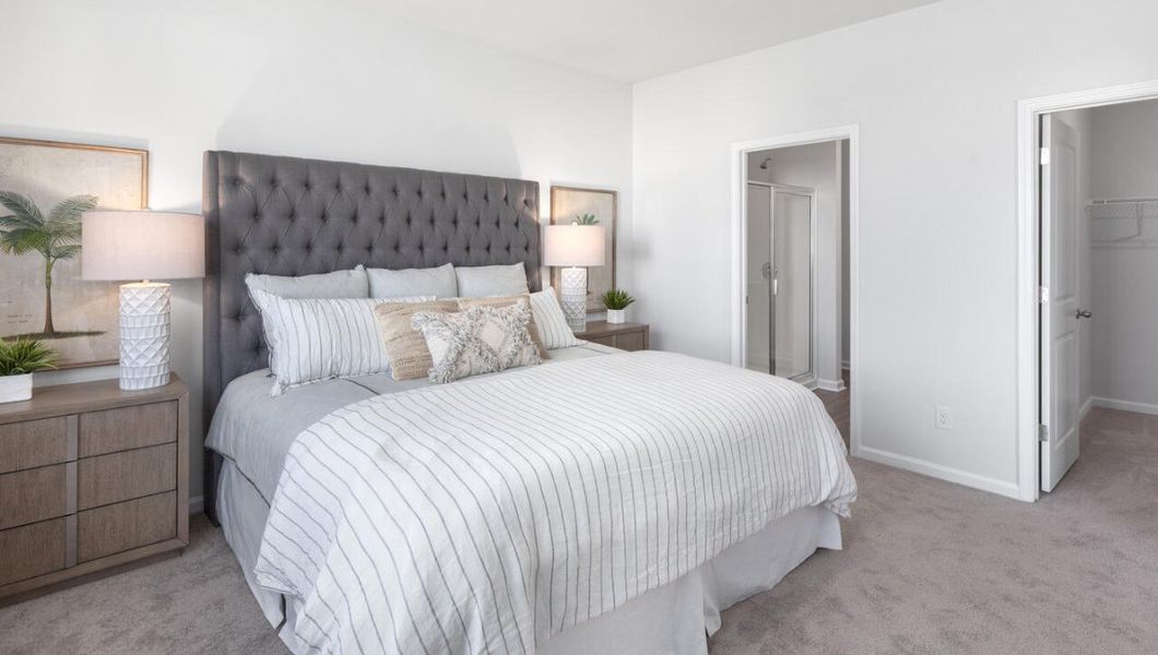 Furnished interior in a model home at Lockwood Landing in Supply (Image 18). Furnished interior in a model home at Lockwood Landing in Supply (Image 18).