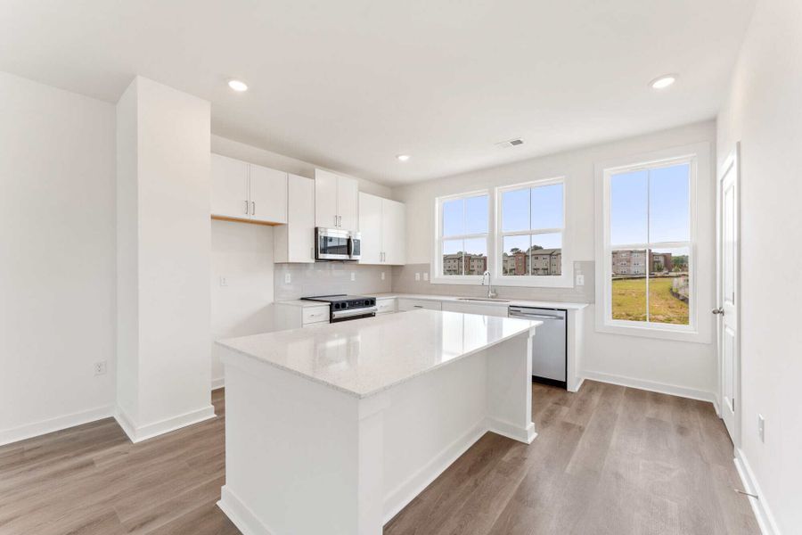 Furnished interior in a model home at Array in Atlanta (Image 8).