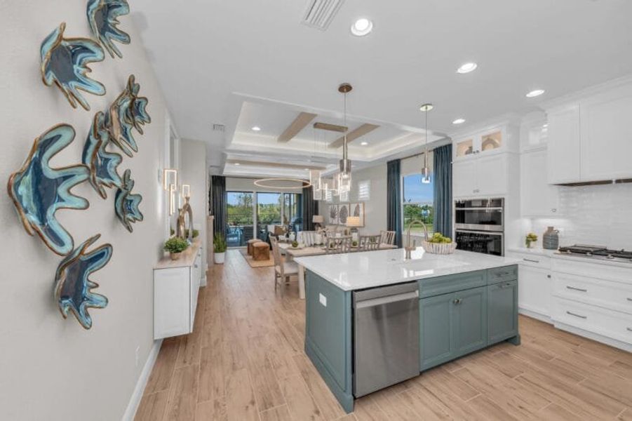 Furnished interior in a model home at Reflection Villas at Watercolor Place in Bradenton (Image 50). Furnished interior in a model home at Reflection Villas at Watercolor Place in Bradenton (Image 50).
