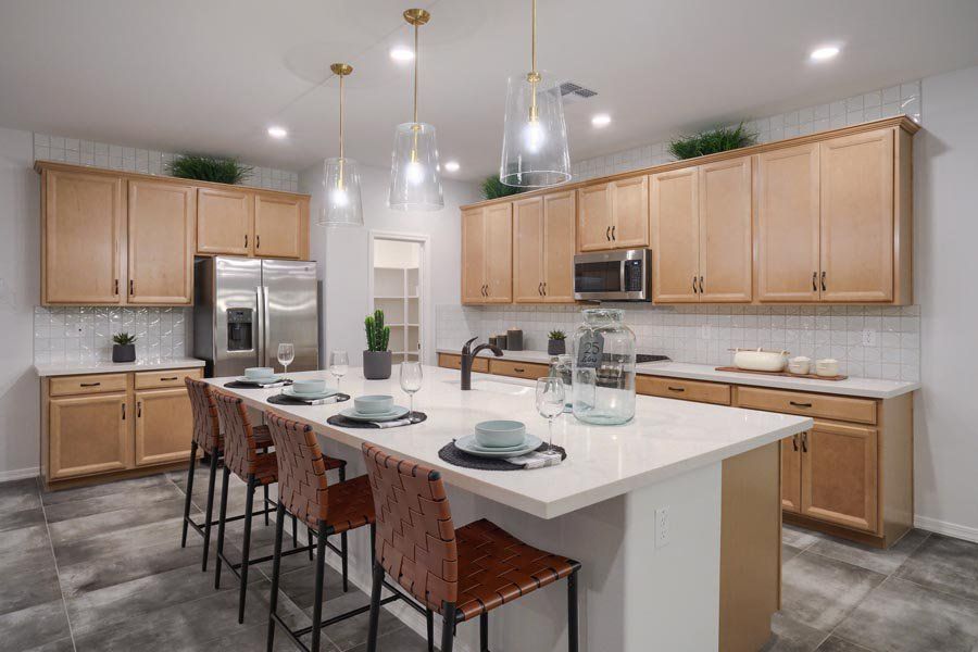 Furnished interior in a model home at Laveen Vistas II in Laveen (Image 36).