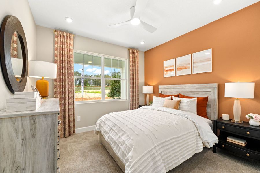 Furnished interior in a model home at Rainwood in Clermont (Image 13).