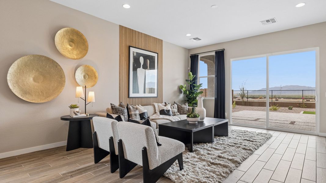 Furnished interior in a model home at Upper Canyon in Phoenix (Image 41).