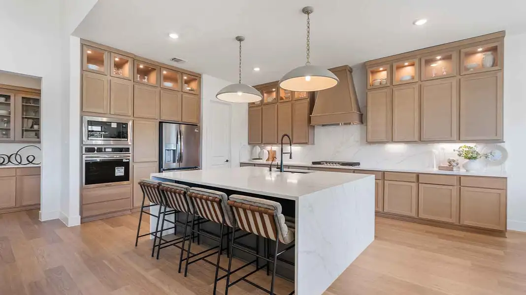 Furnished interior in a model home at Friendswood Trails in Friendswood (Image 5).