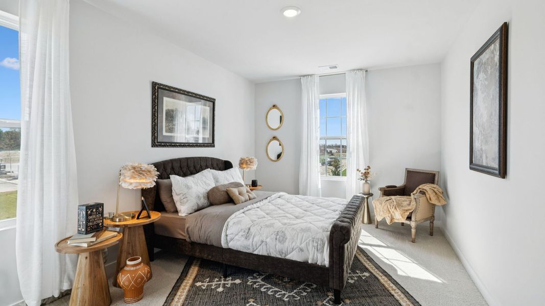 Furnished interior in a model home at Harvest Point in Spring Hill (Image 48).