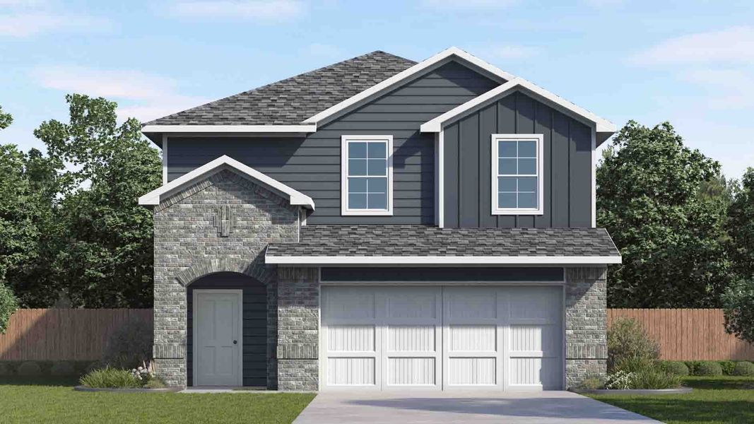 Front exterior of a home in the Allison Park community, located in Houston, TX (Image 13).