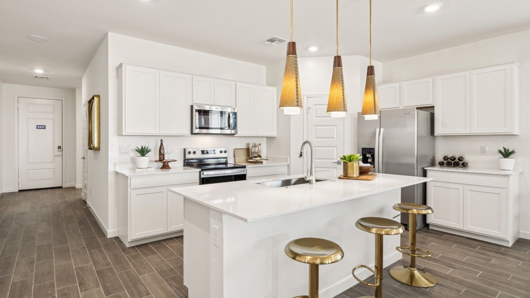 Furnished interior in a model home at Remington in Buckeye (Image 23).