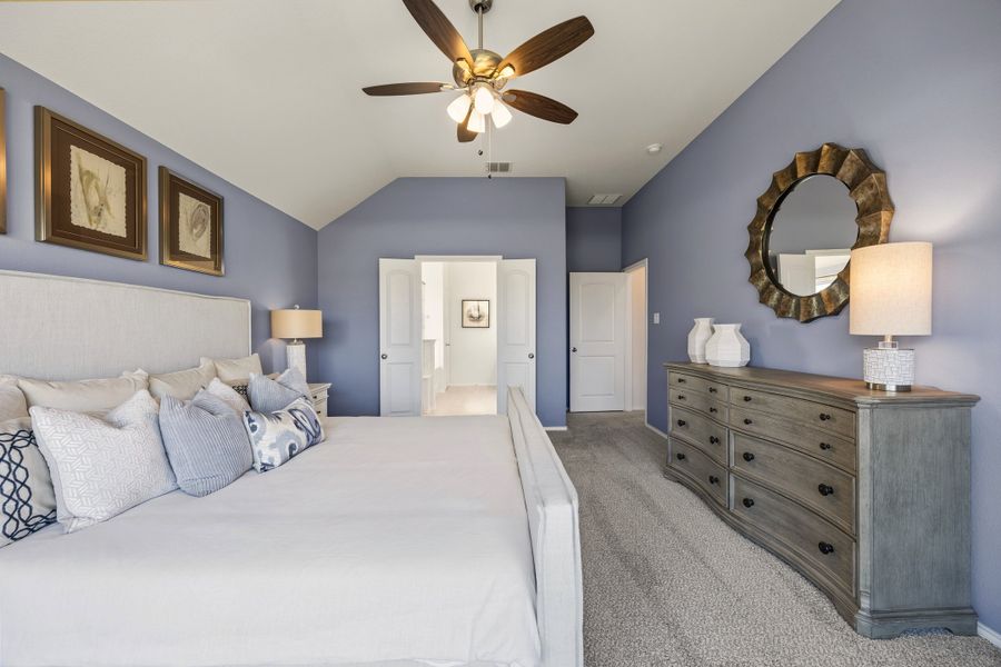 Furnished interior in a model home at Chisholm Hills in Cleburne (Image 29). Furnished interior in a model home at Chisholm Hills in Cleburne (Image 29).