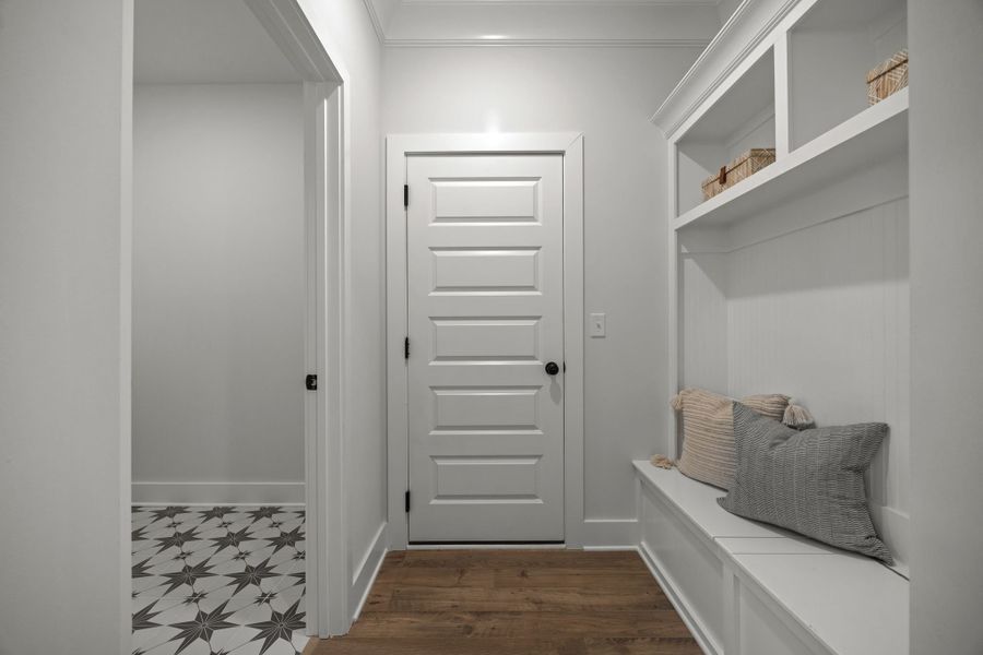 Furnished interior in a model home at Givens Park in Chattanooga (Image 29).