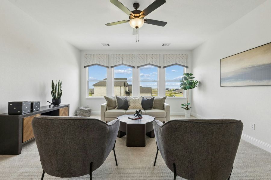 Furnished interior in a model home at Berkshire Estates in Mesquite (Image 36). Furnished interior in a model home at Berkshire Estates in Mesquite (Image 36).