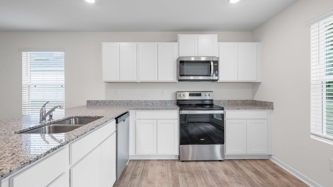 Furnished interior in a model home at Lake Terrace in LaFayette (Image 9).