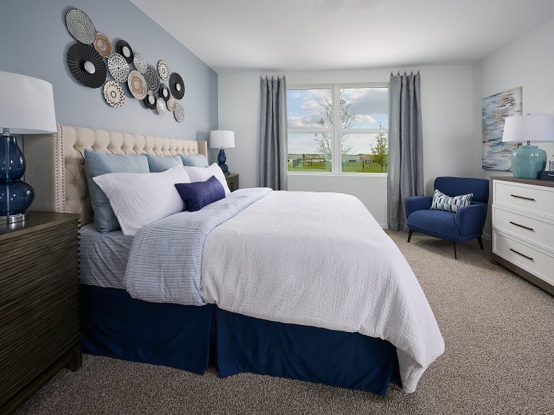 Furnished interior in a model home at Lake Deer Estates - Signature Series in Haines City (Image 21). Furnished interior in a model home at Lake Deer Estates - Signature Series in Haines City (Image 21).