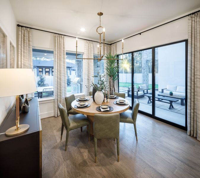 Furnished interior in a model home at Two Step Farm in Montgomery (Image 15).