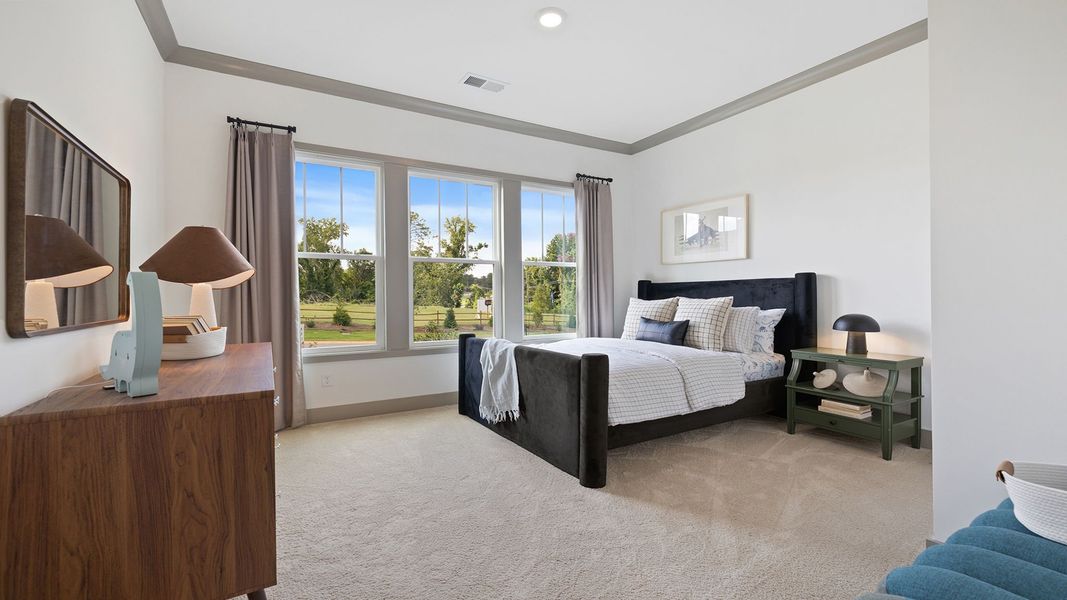 Furnished interior in a model home at Seven Oaks in Greenwood (Image 23).