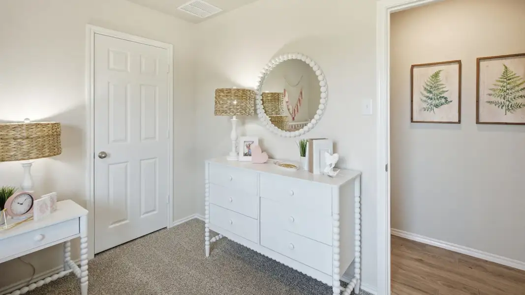 Furnished interior in a model home at Hidden Trails in Belton (Image 35).