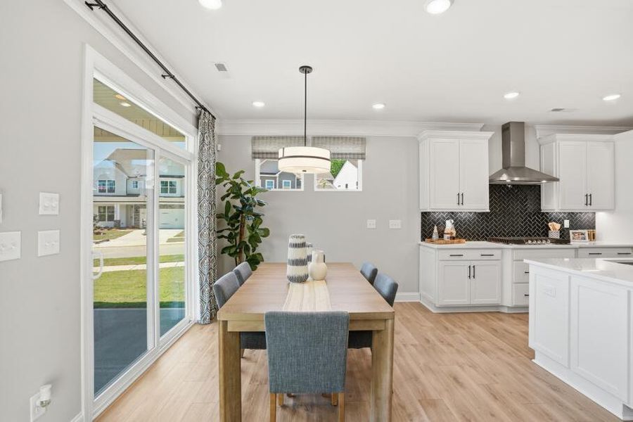 Furnished interior in a model home at Ashton Park in Monroe (Image 23).