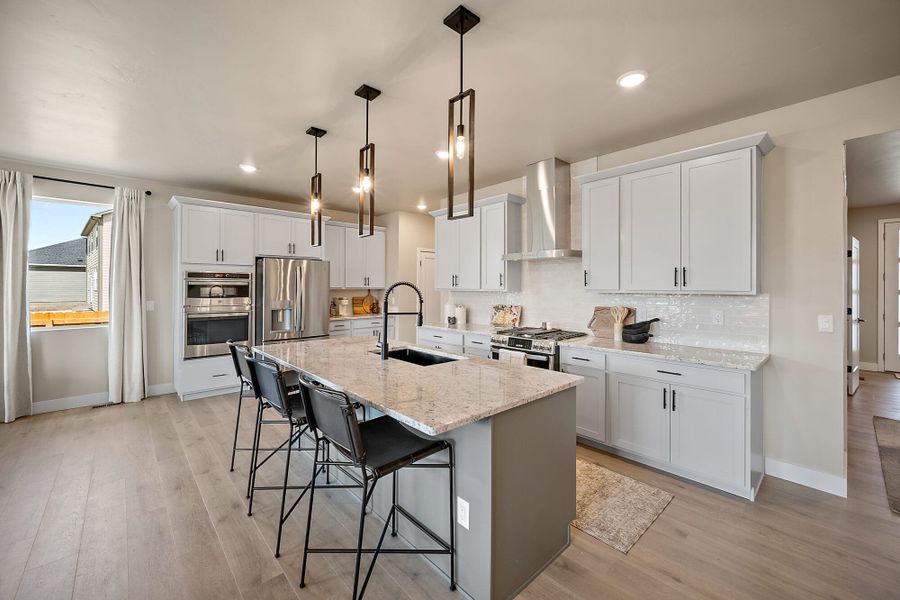 Furnished interior in a model home at The Glen-12 in Colorado Springs (Image 17).