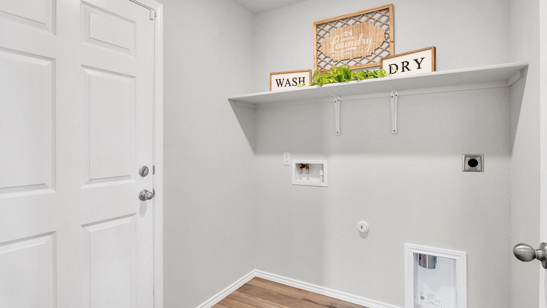 Furnished interior in a model home at West Canyon Trails in Belton (Image 18). Furnished interior in a model home at West Canyon Trails in Belton (Image 18).