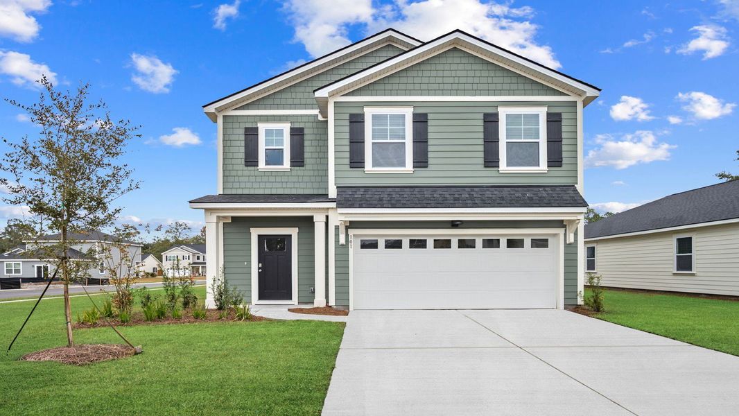 Front exterior of a home in the Laurel Grove community, located in Guyton, GA (Image 5).