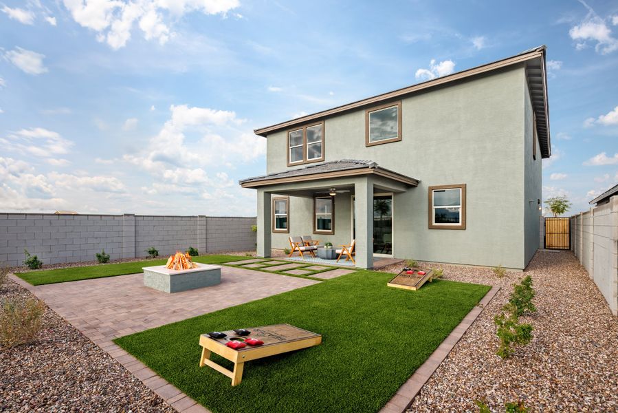 Exterior details of a home in Willows at Bella Vista Farms, San Tan Valley (Image 5).