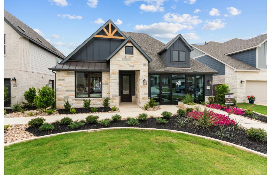 Modern one-story home design offered at Bison Ridge in San Antonio, Texas, by Pulte Homes Modern one-story home design offered at Bison Ridge in San Antonio, Texas, by Pulte Homes