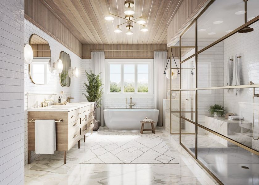 Furnished interior in a model home at Palma Del Lago in Miami Lakes (Image 16).