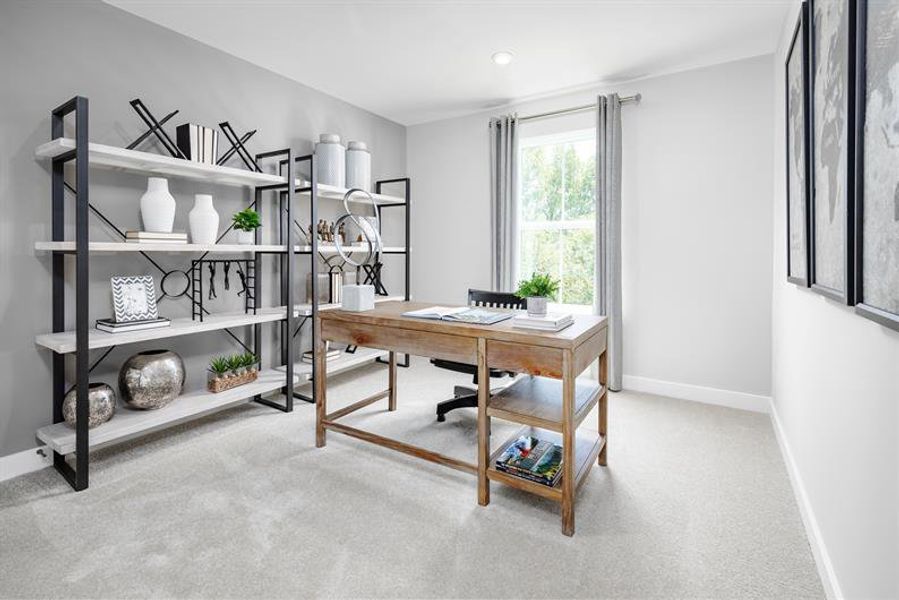 A spot for work, workouts—your life, your layout.