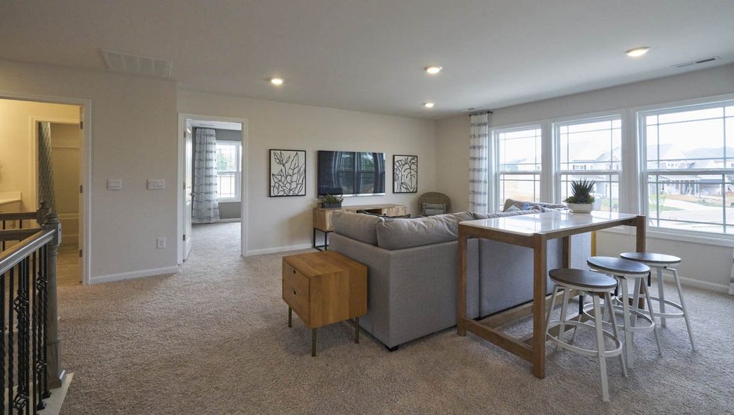 Furnished interior in a model home at The Enclave at Old Fields in Haw River (Image 14). Furnished interior in a model home at The Enclave at Old Fields in Haw River (Image 14).