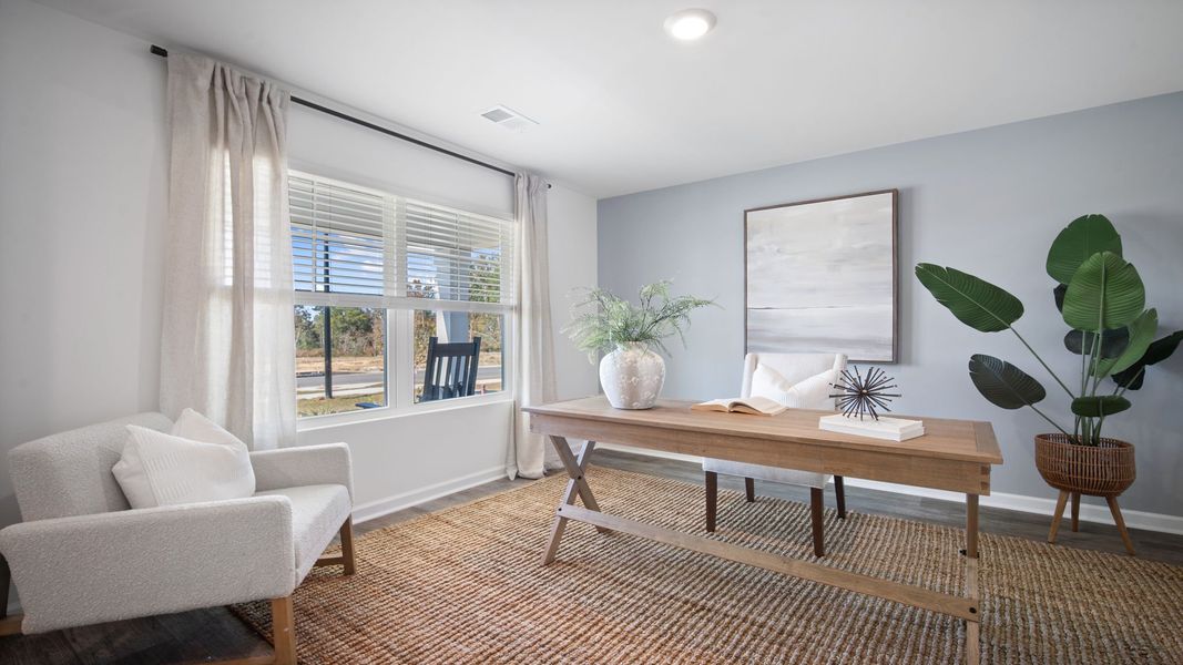 Furnished interior in a model home at Cypress Landing in Hardeeville (Image 6).