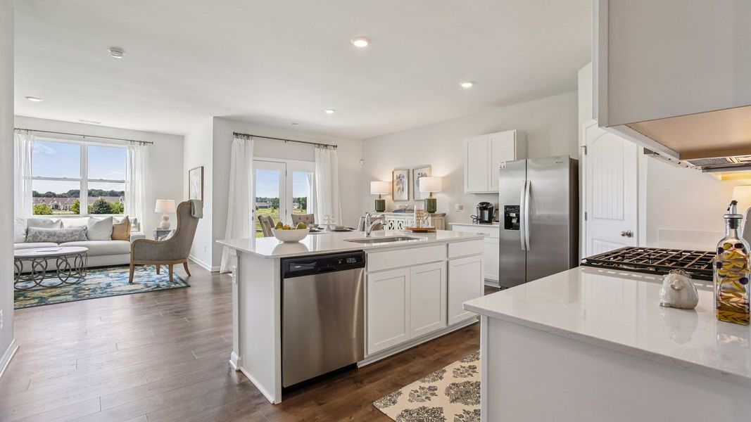 Furnished interior in a model home at The Parks in White House (Image 21). Furnished interior in a model home at The Parks in White House (Image 21).