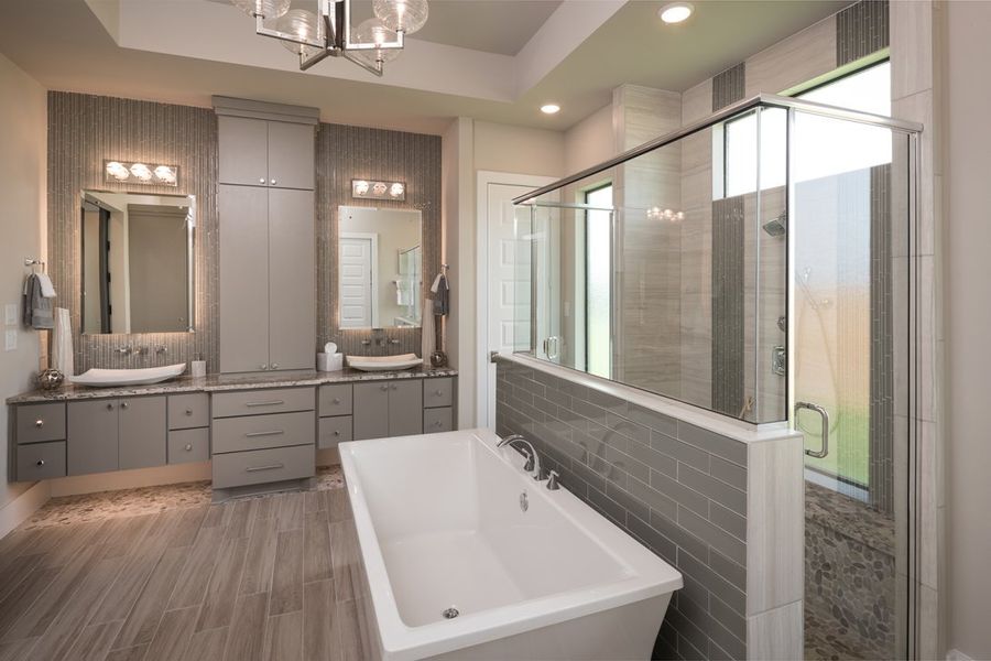 Furnished interior in a model home at Cross Creek Ranch in Fulshear (Image 7). Furnished interior in a model home at Cross Creek Ranch in Fulshear (Image 7).