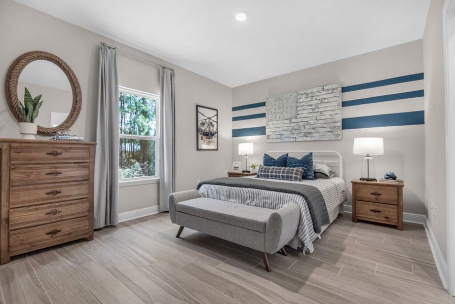 Furnished interior in a model home at Navarre in Navarre (Image 14). Furnished interior in a model home at Navarre in Navarre (Image 14).